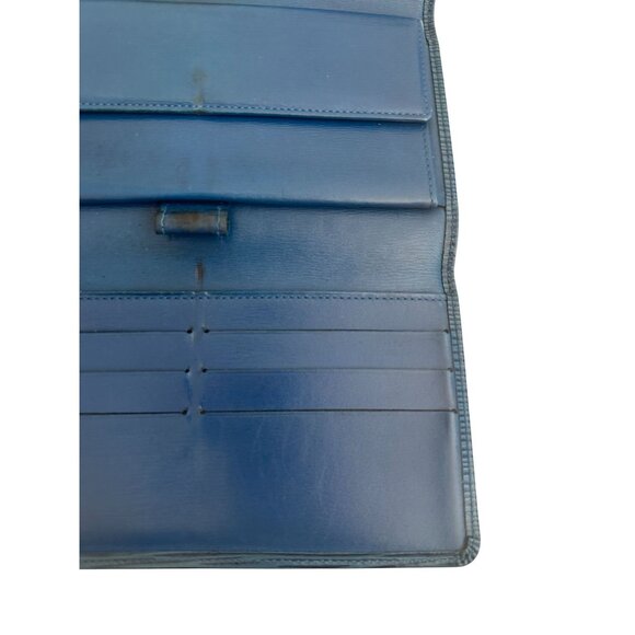 LOUIS VUITTON Womens Blue Epi Leather Long Clutch Wallet - Picture 9 of 14